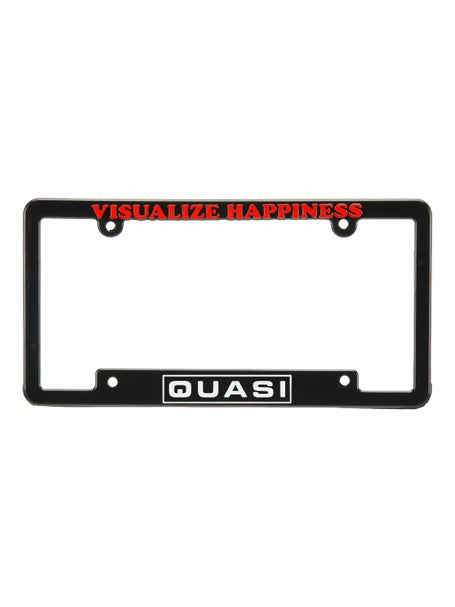 Quasi Happiness License Plate Cover