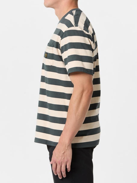 RVCA Dayshift Stripe S/S Crew Shirt