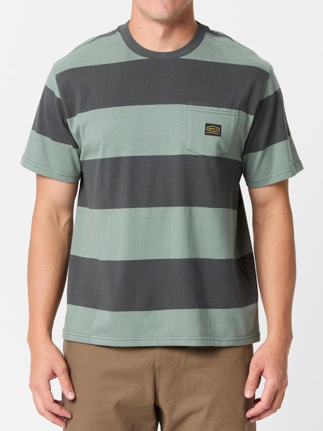 RVCA Day Shift Stripe S/S Crew Shirt