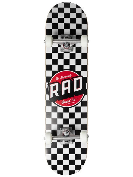 Rad Checkers 2 Black/White Complete 7.5 x 31