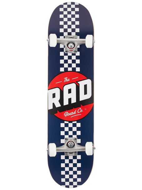 Rad Checker Stripe Navy/White Complete 7.75 x 31