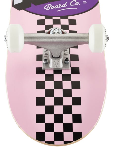 Rad Checker Stripe Pink/Black Complete 7.75 x 31