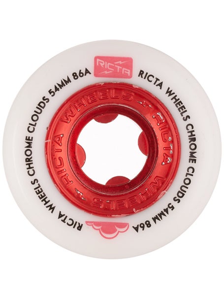 Ricta Chrome Clouds Red 86a Wheels