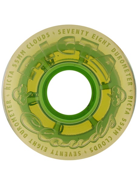 Ricta Clouds Transparent 78a Wheels\Black/Green