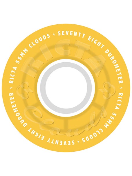 Ricta Clouds Transparent 78a Wheels\Citrus/White