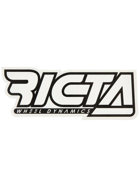 Ricta Logo Outline 6 x 2.375 Sticker\B ack/White