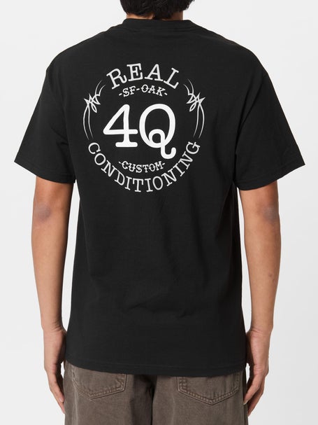 Real x 4Q T-Shirt\Black