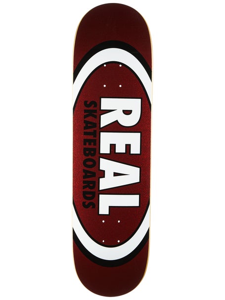 Real EASY RIDER Oval Red Fire Deck 8.5 x 31.85