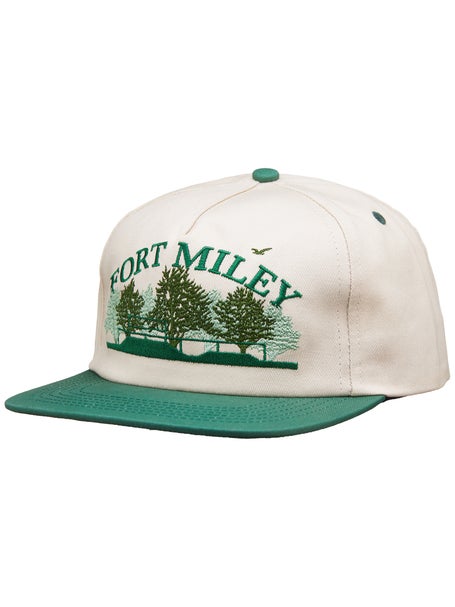 Real Fort Miley Snapback Hat\Off White/Green