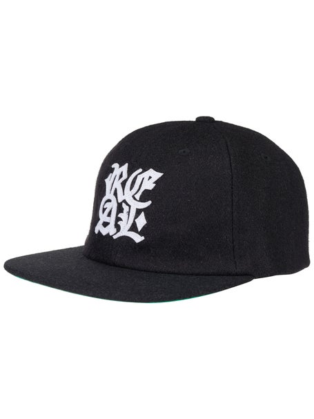 Real Stacked Snapback Hat\Black