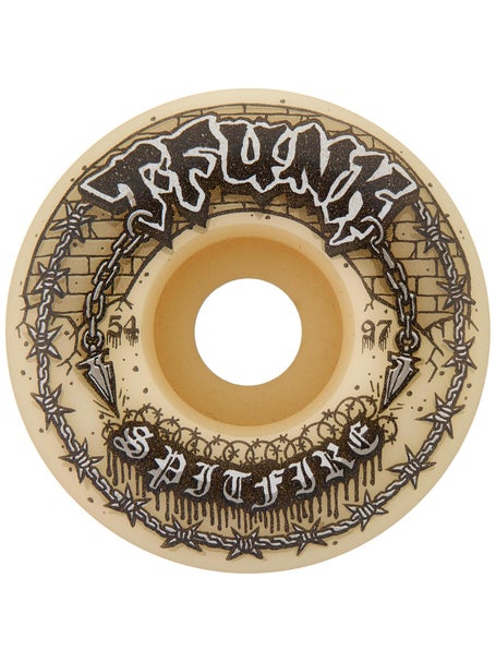 Spitfire F4 T-Funk Raw Radial Full 97a Wheels