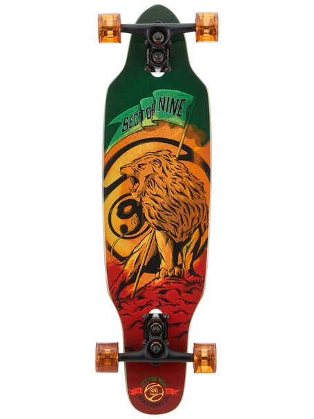 Sector 9 Rasta Mini Longboard Complete  8.75 x 33