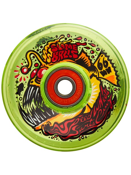 Slime Balls Angler Light Ups OG Slime 78a Wheels\Green