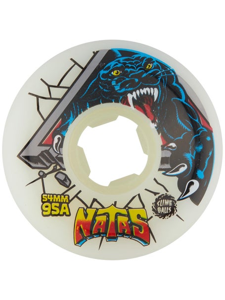 Slime Balls Natas Reissue Hardline 95a Wheels\White