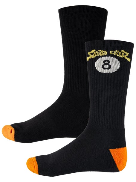 Santa Cruz Winkowski 8Baller Socks\Black/Orange