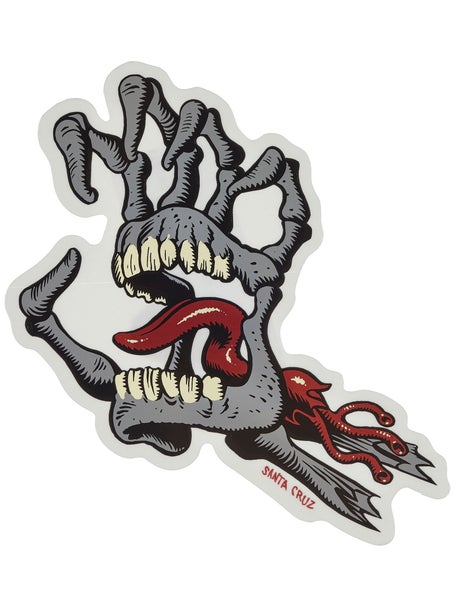 Santa Cruz Bone Hand 3.75 Sticker