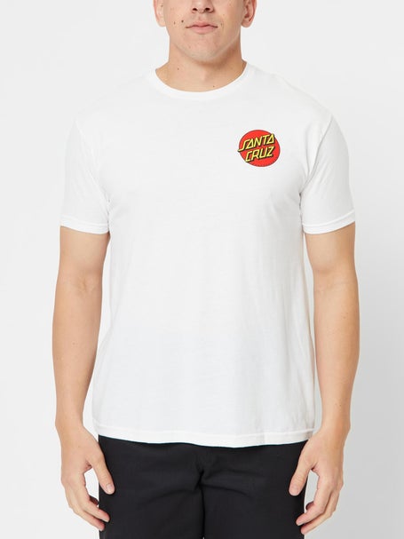 Santa Cruz Classic Dot Chest T-Shirt\White