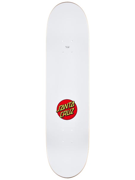 Santa Cruz Classic Dot White Deck 8.0 x 31.62