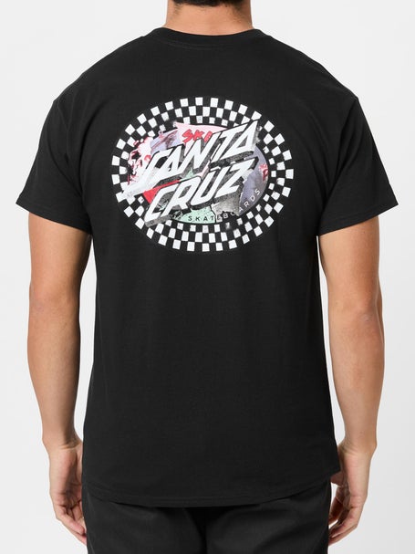 Santa Cruz Collage Oval Dot T-Shirt\Black