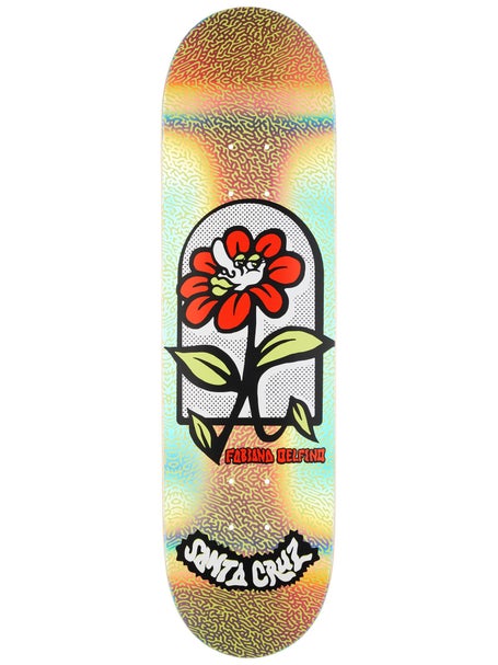 Santa Cruz Delfino Flower Frame FeelBase Deck 8.0x30.5