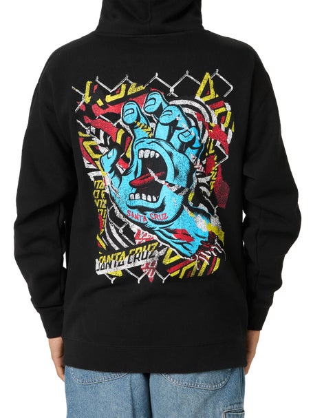 Santa Cruz Damaged Hand Hoodie\Black