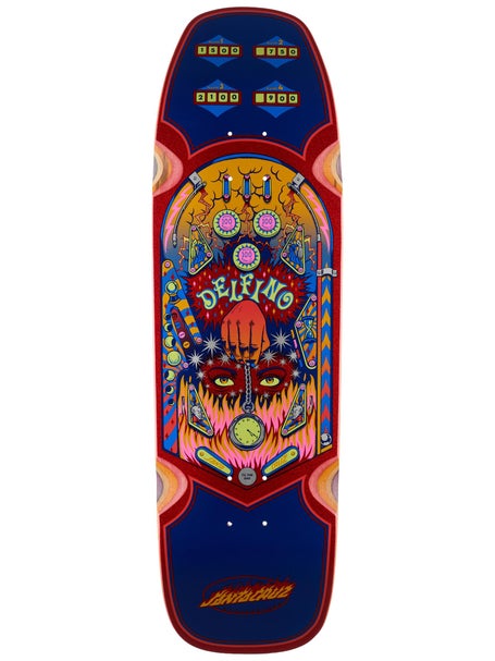 Santa Cruz Delfino Pinball Shaped Deck 9.14 x 31.5