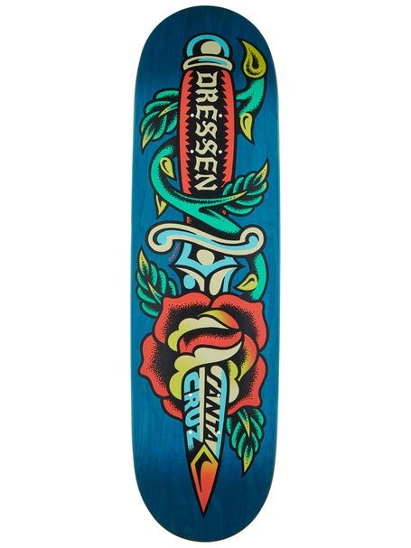 Santa Cruz Dressen Rose Dagger Deck 8.70 x 31.825 | Skate Warehouse