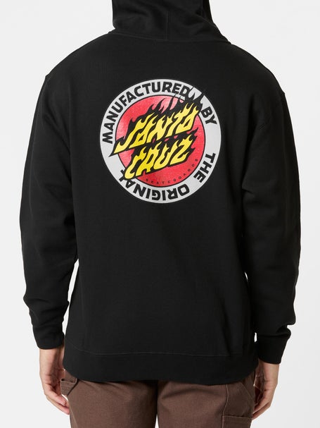 Santa Cruz Flamed MFG Dot Hoodzip