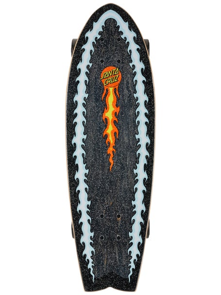 Santa Cruz Flaming Dice Dot Complete 8.81 x 27.69