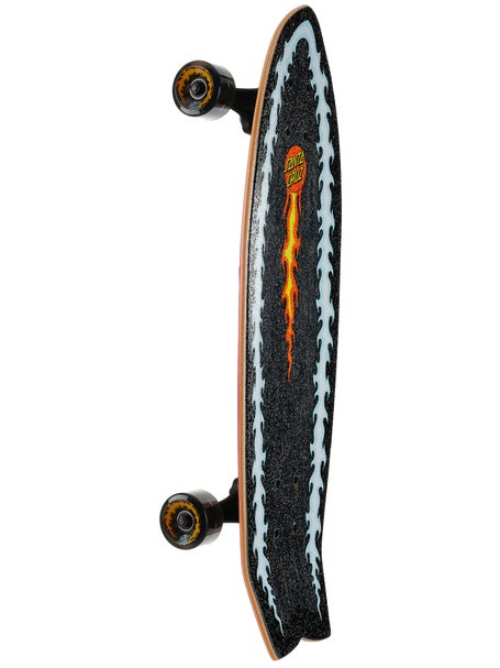 Santa Cruz Flaming Dice Dot Complete 8.81 x 27.69