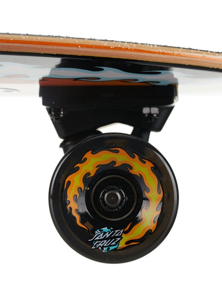 Santa Cruz Flaming Dice Dot Complete 8.81 x 27.69