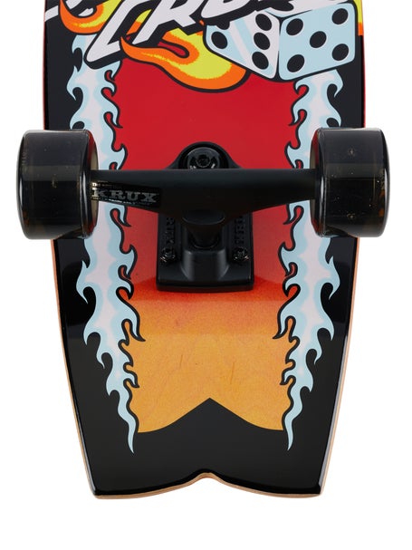 Santa Cruz Flaming Dice Dot Complete 8.81 x 27.69