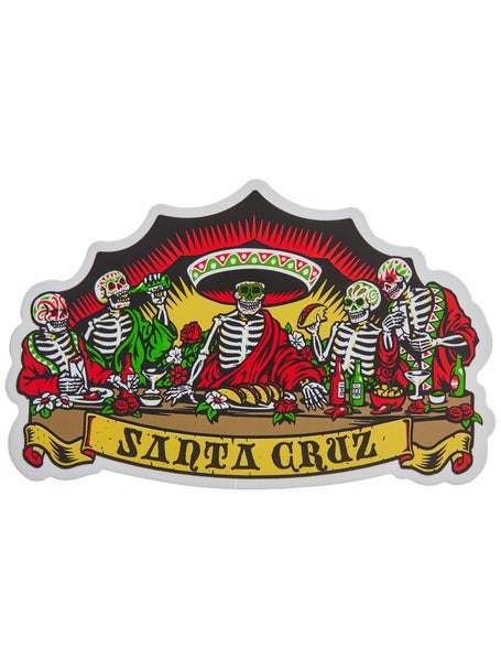 Santa Cruz Guzman Dead Diners 4.25 Sticker