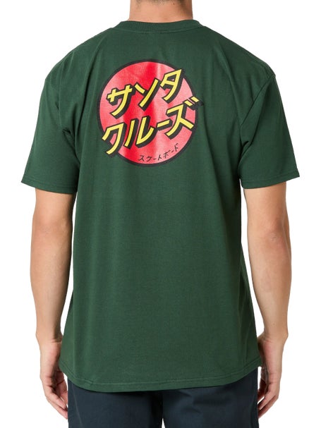Santa Cruz Katakana Dot T-Shirt\Forest Green
