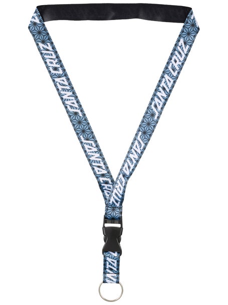 Santa Cruz Luck Strip Lanyard Keychain