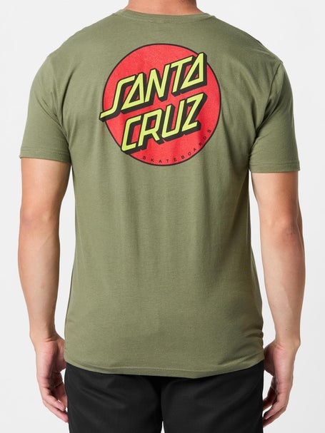 Santa Cruz Classic Dot Chest T-Shirt\Military Green