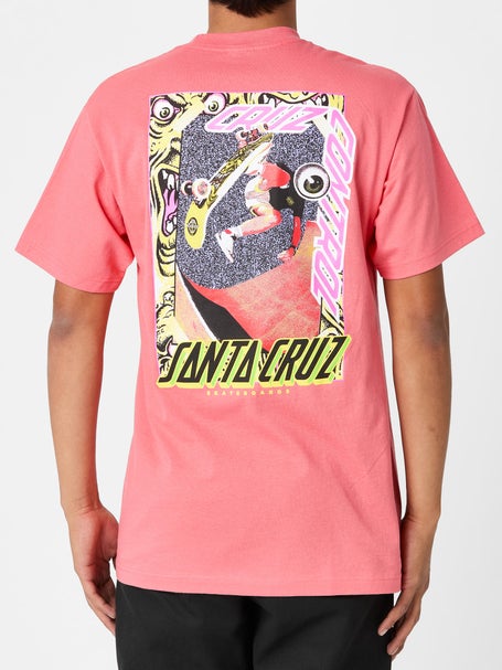 Santa Cruz Roskopp Cruz Control T-Shirt\Coral