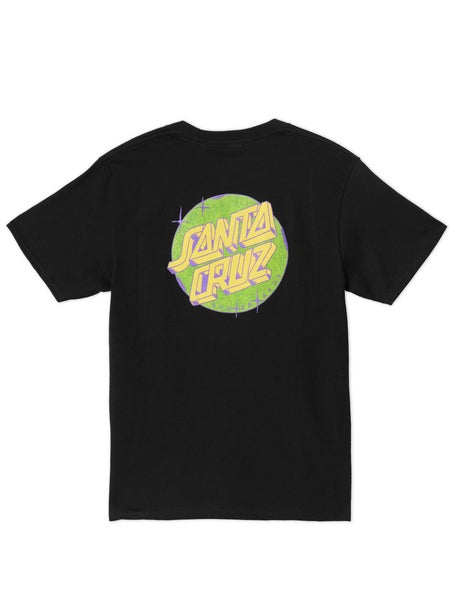 Santa Cruz Scrawl Fill Dot YOUTH T-Shirt\Black