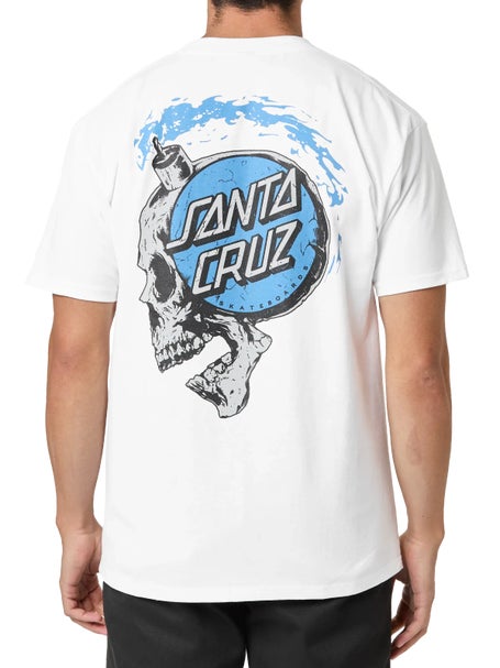 Santa Cruz Short Fuse T-Shirt\White