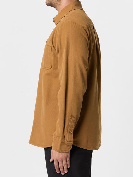 Santa Cruz Screaming Hand Utility L/S Button Up\Brown