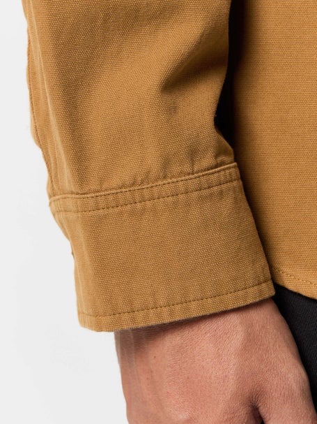 Santa Cruz Screaming Hand Utility L/S Button Up\Brown