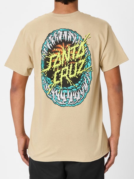 Santa Cruz Shark Jaw T-Shirt\Tan