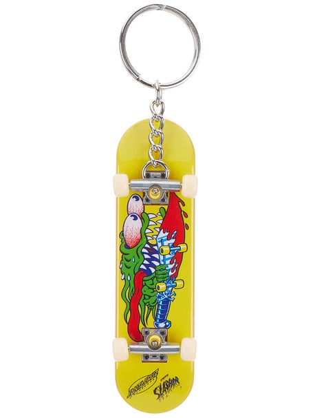 Santa Cruz Slasher Finger Board Keychain