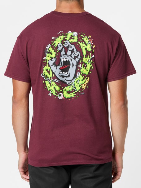 Santa Cruz Slime Scream T-Shirt\Maroon