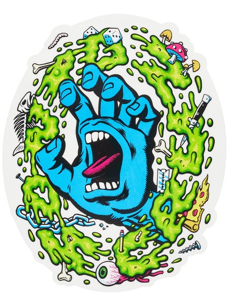Santa Cruz Slime Scream 3.75 Sticker