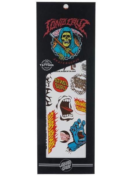 Santa Cruz Tatted Temporary Tattoo Set
