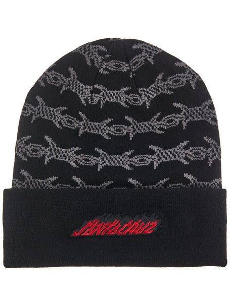 Santa Cruz Wired Flame Dot Beanie\Black