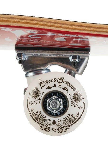 Speed Demon Bandana Red/White Complete 7.75 x 31