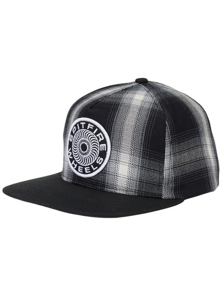 Spitfire Classic 87 Swirl Patch Snapback Hat\Black/Wht