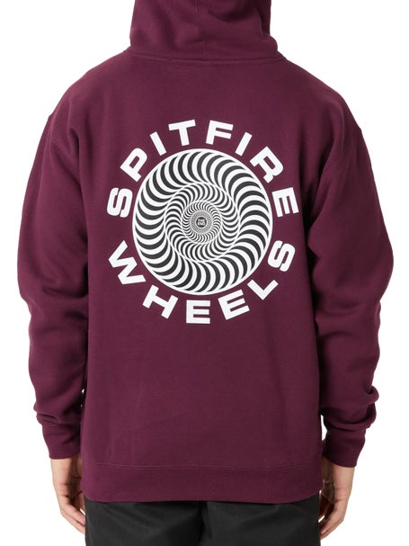 Spitfire Classic 87 Swirl Fill Hoodie\Maroon/White